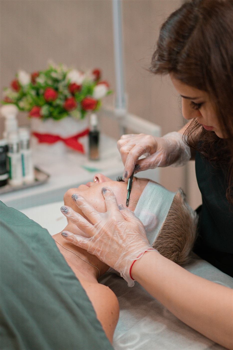 Dermaplaning treatment at the Staten Island studio